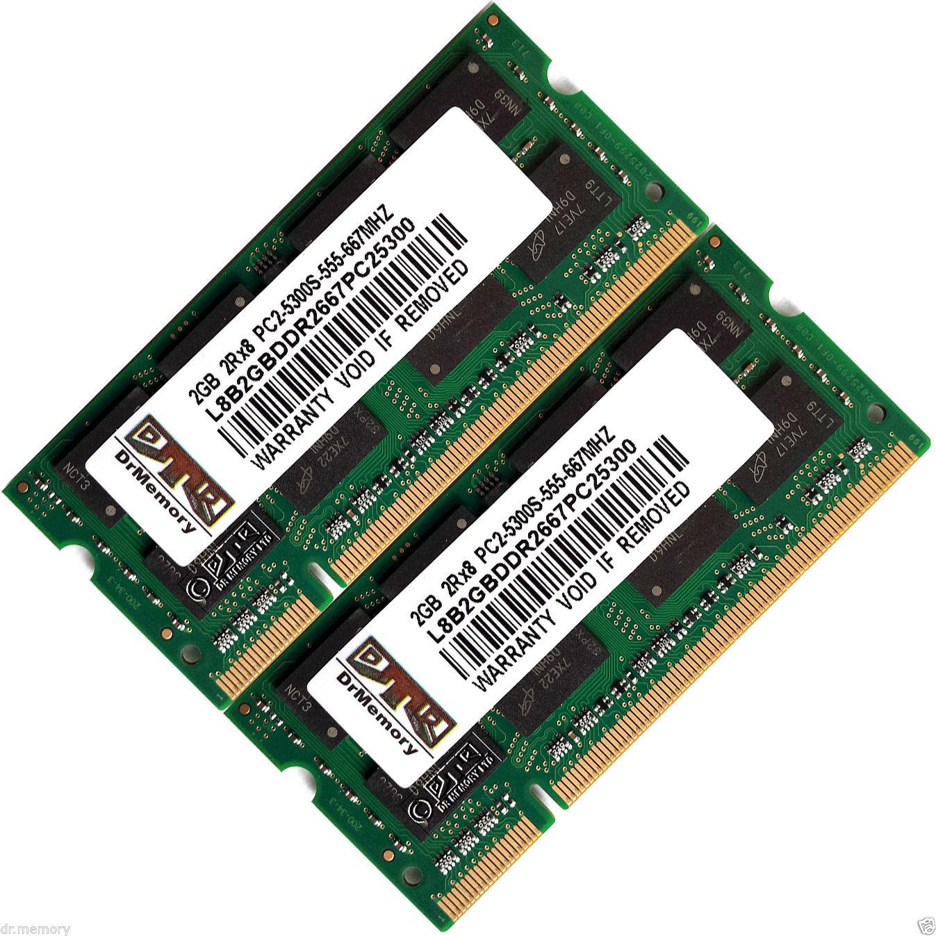 4GB DDR2 soDIMM (2x2GB) PC2-5300 667MHz | rdcomputers.sk